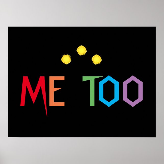 Póster ME DEMASIADO Colorido Poster Arcoiris (Frente)