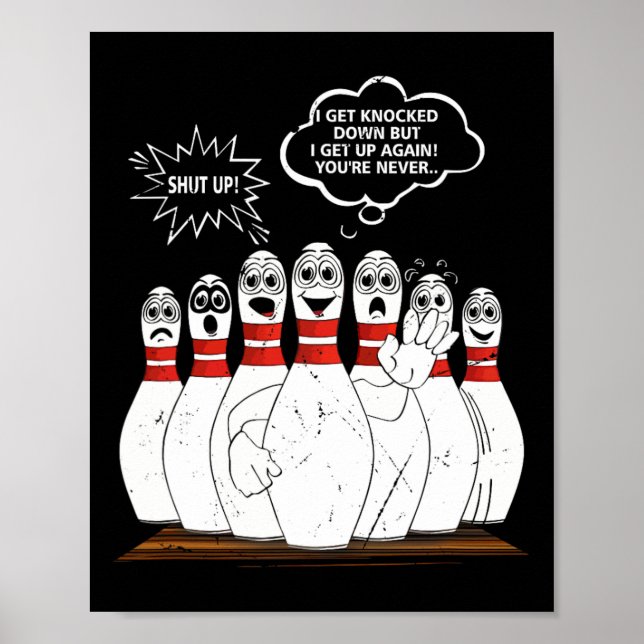 Póster Me derriban pero me levanto de nuevo, nunca lo ere (Frente)