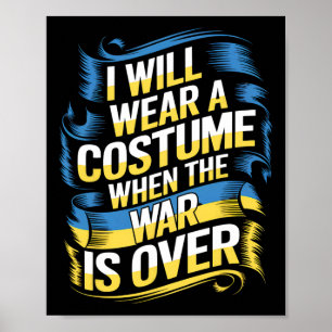 Póster Me Disfrazaré Cuando La Guerra Acabe