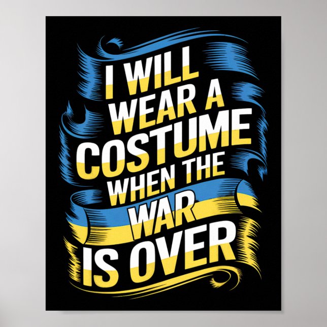 Póster Me Disfrazaré Cuando La Guerra Acabe (Frente)