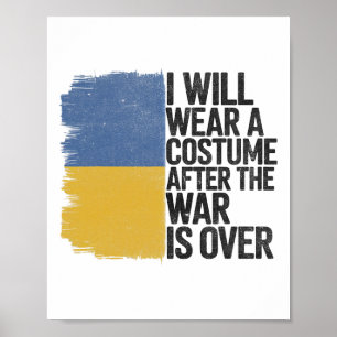Póster Me Disfrazaré Después De Que La Guerra Acabe 