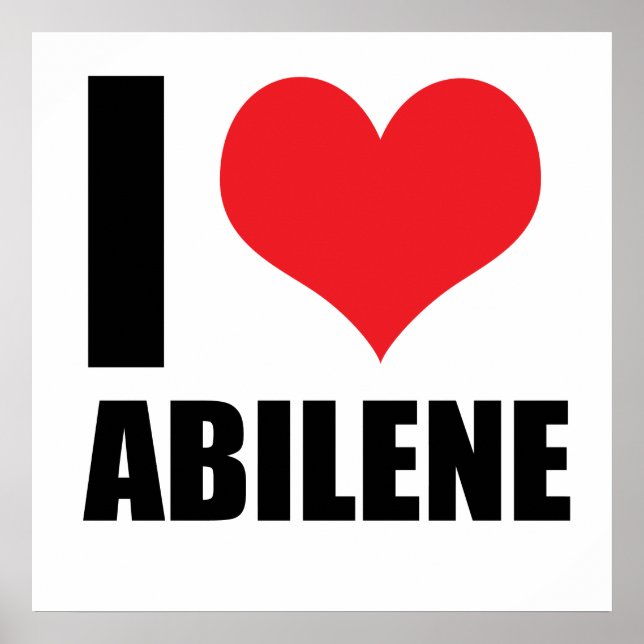 Póster Me encanta Abilene (Frente)