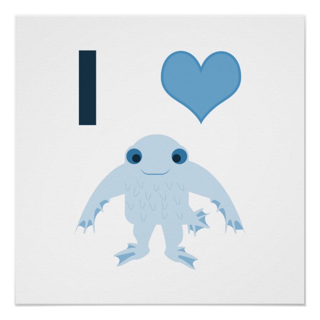 Póster Me encanta (amo) Ningen (Anverso)