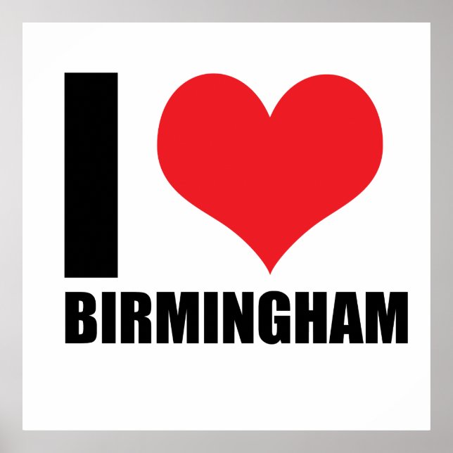 Póster Me encanta Birmingham (Frente)