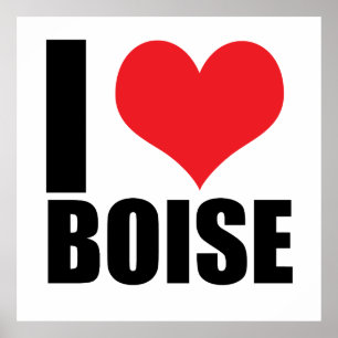 Póster Me encanta Boise