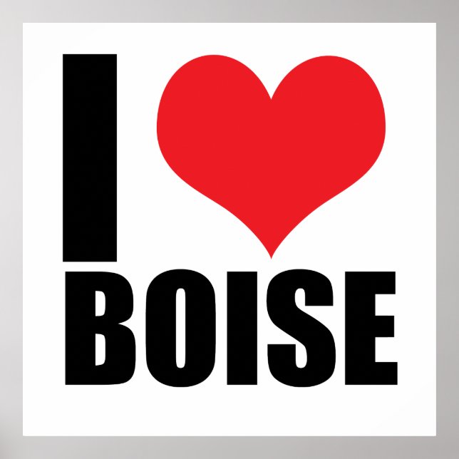 Póster Me encanta Boise (Frente)
