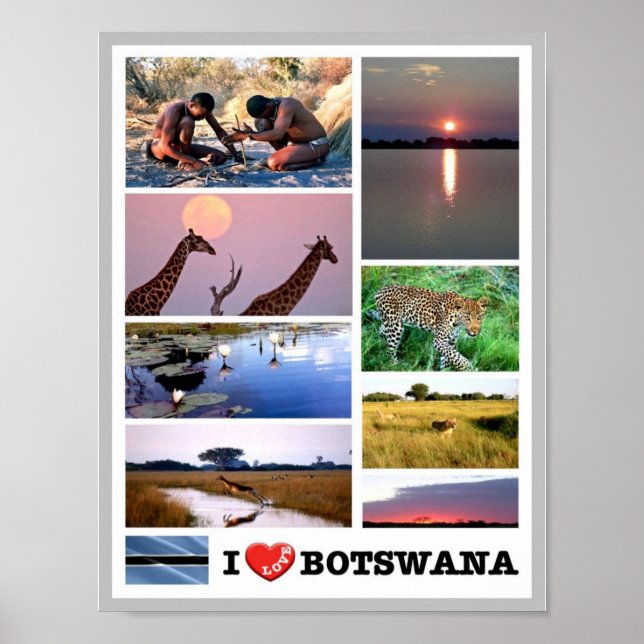 Póster ME ENCANTA Botswana - (Frente)