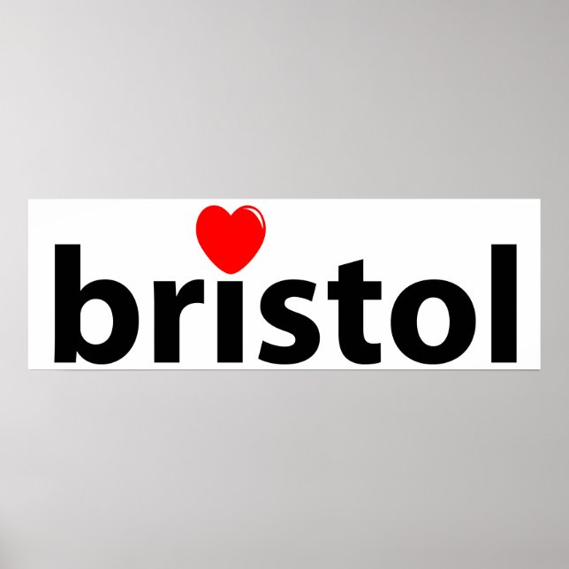 Póster Me encanta Bristol (Frente)