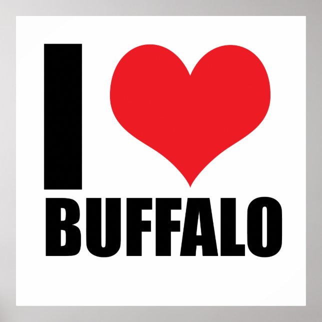 Póster Me encanta Buffalo (Frente)