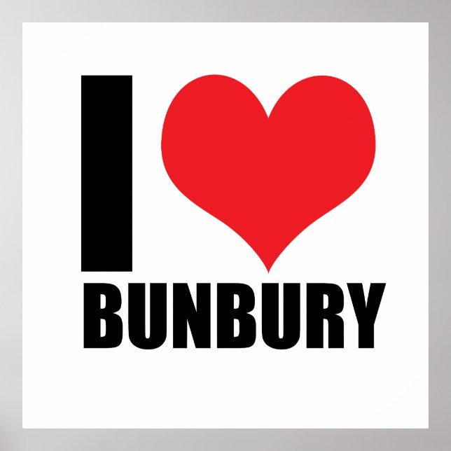 Póster Me encanta Bunbury (Frente)