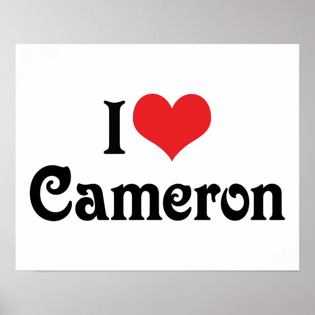 Póster Me encanta Cameron (Frente)