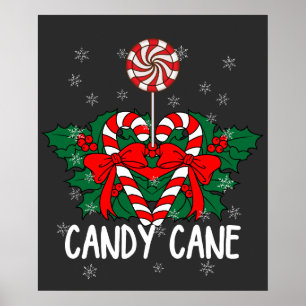 Póster Me encanta Candy Cane T-Shirt