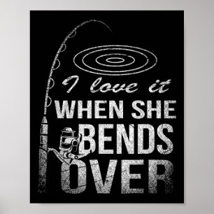 Póster Me Encanta Cuando Se Prefiere Por La Pesca
