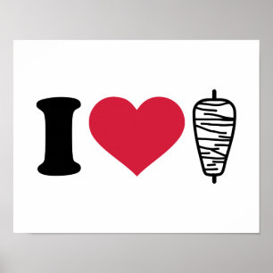 Póster Me encanta Doner kebap
