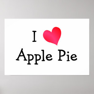 Póster Me encanta el Apple Pie