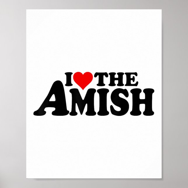 Póster Me Encanta El Corazón El Amish _1 (Frente)