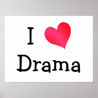 Póster Me encanta el drama