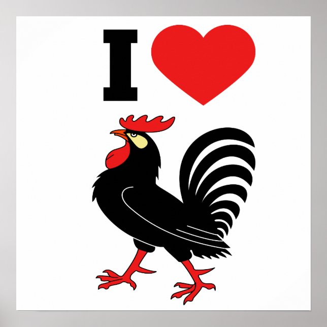 Póster Me encanta el gallo (Frente)