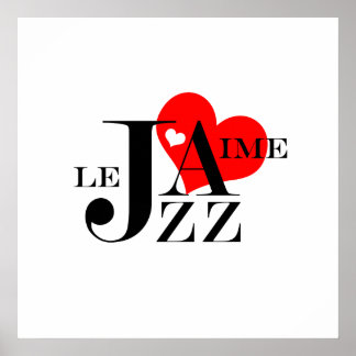 Póster Me encanta el jazz - Jazz francés