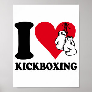 Póster Me encanta el kickboxing
