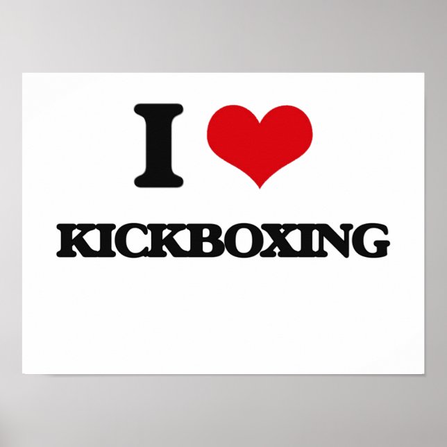 Póster Me encanta el Kickboxing (Frente)