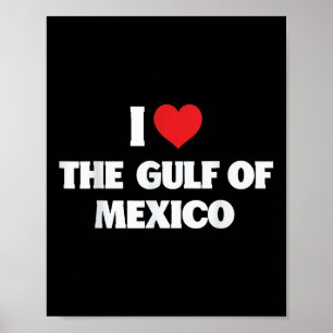 Póster Me Encanta El Meme Gracioso Del Golfo De México