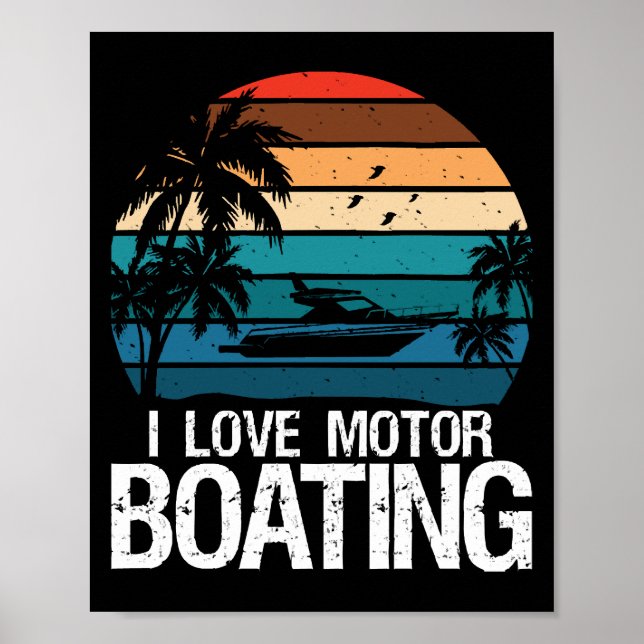Póster Me encanta el motorismo  (Frente)