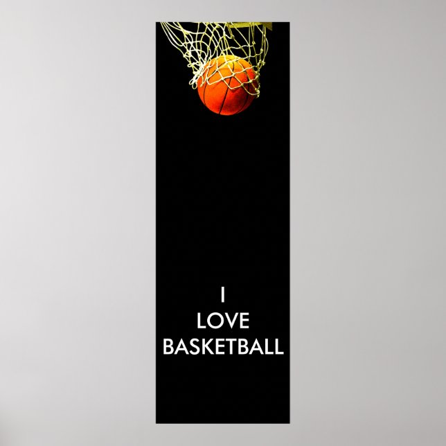 Póster Me encanta el Poster de baloncesto (Frente)