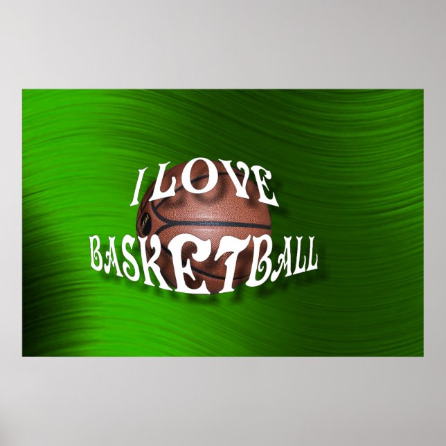 PÓSTER , ME ENCANTA EL POSTER DE BASKETBALL (Frente)