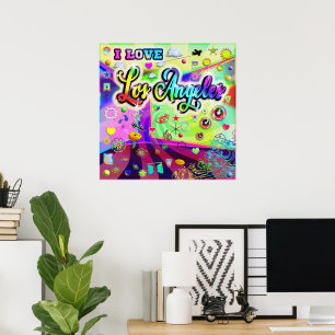 Póster ME ENCANTA EL Poster de Energía Guay de Los Ángele