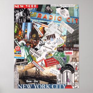 Póster Me encanta el Poster de Nueva York