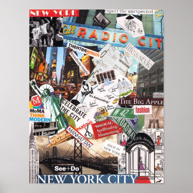 Póster Me encanta el Poster de Nueva York (Frente)