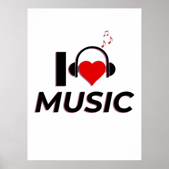 Póster Me encanta el Poster musical (Frente)