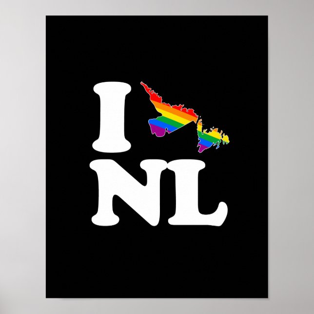 Póster ME ENCANTA GAY NEWFOUNDLAND - BLANCO -.png (Frente)