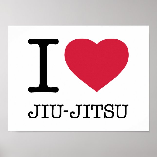 PÓSTER ME ENCANTA JIU JITSU (Frente)