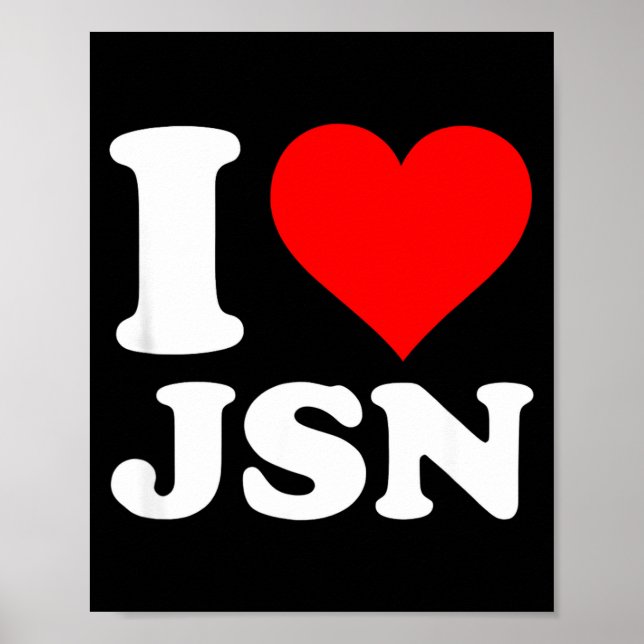 Póster Me encanta jsn (Frente)