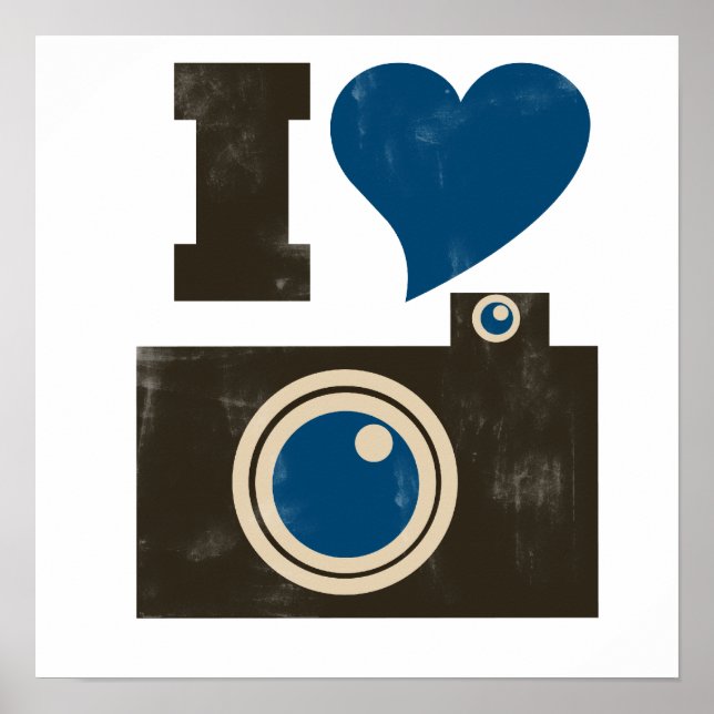 Póster Me encanta la cámara (Frente)