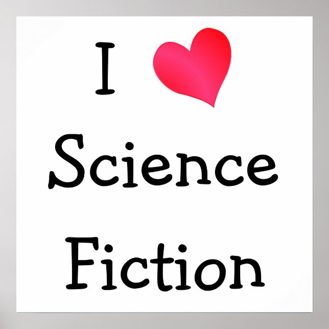 Póster Me encanta la ciencia ficción (Frente)