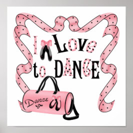 Póster Me encanta la danza
