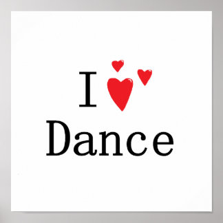 Póster Me encanta la danza