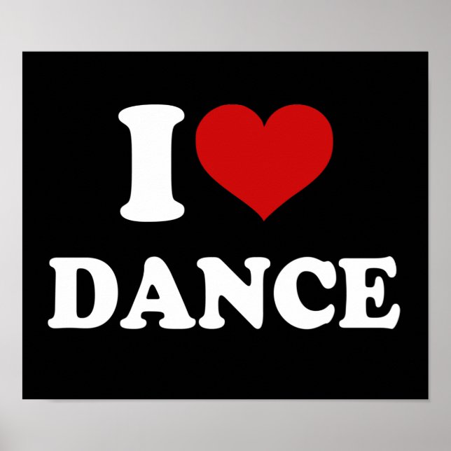 Póster Me encanta la danza (Frente)