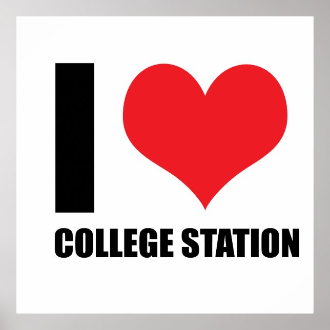 Póster Me encanta la estación de College (Frente)