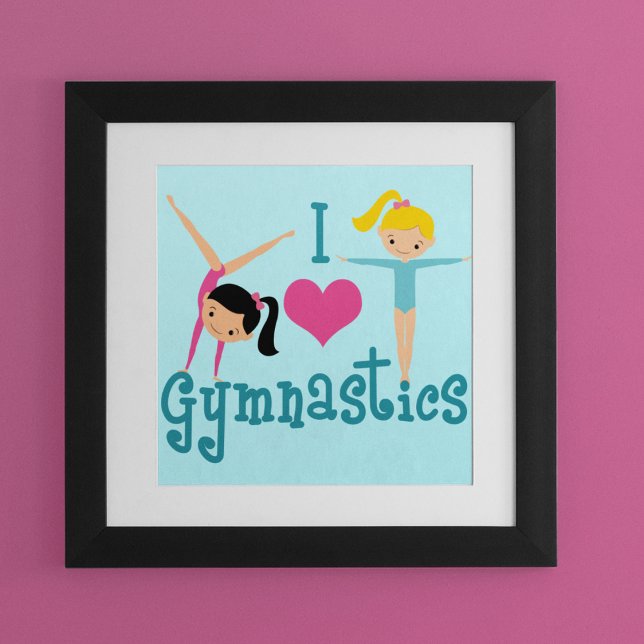 Póster Me Encanta La Gimnasia Cuta Gimnasta (Subido por el creador)