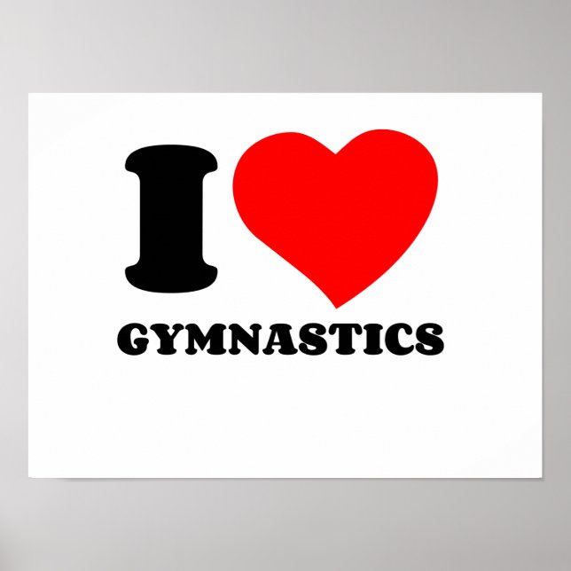 PÓSTER ME ENCANTA LA GIMNASTICA (Frente)