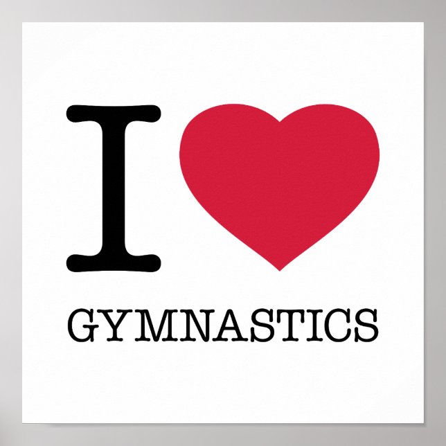 PÓSTER ME ENCANTA LA GIMNASTICA (Frente)