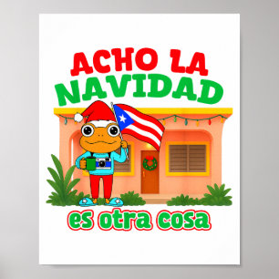 Póster Me Encanta La Navidad Es Otra Cosa Puerto Rico Nav
