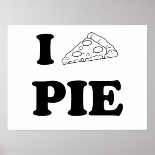 Póster Me encanta la pista de pizza
