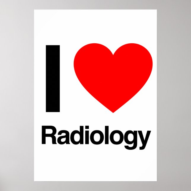 Póster me encanta la radiología (Frente)