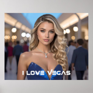 PÓSTER ME ENCANTA LAS VEGAS