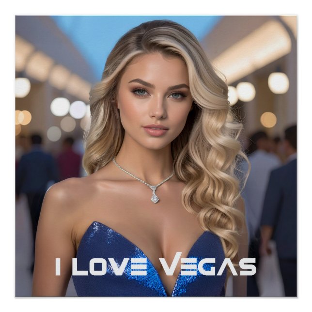 PÓSTER ME ENCANTA LAS VEGAS (Anverso)
